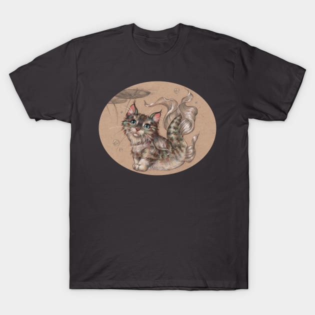 CatFish? PurrMaid? MerCat? New Friend! T-Shirt by justteejay